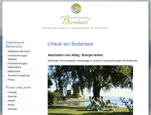 Tablet Screenshot of fewo-bernhard.de